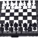 Portable Magnetic Chess Set Mini Portable Folding Chess Board