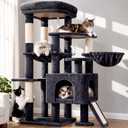 Globlazer S51 Sturdy Cat Tree for Indoor Large Cats, Dark Grey