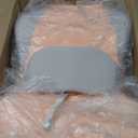 SheRest Adjustable Headrest Reading Pillow for Bed Adults - Memory Foam Back Support Wedge for Acid Reflux, Snoring & Legs, Pink and Gray (22.8"x15"x9")