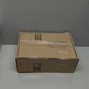 Mysoft Women's Ankle Boots Square Toe Side Zipper GoGo Boots Chunky Block Heel Mid Calf Low Heeled Short Booties, Size: 10