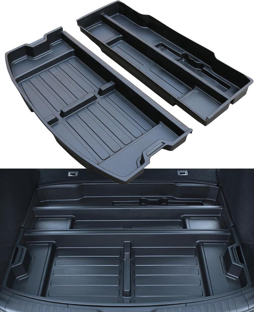 Trunk Custom-Fit Organizer for Honda CR-V, SUV Insert Cargo Rear Hatch Storage Box for CRV EX LX EX-L Touring Turbo Plus Sport Accessories