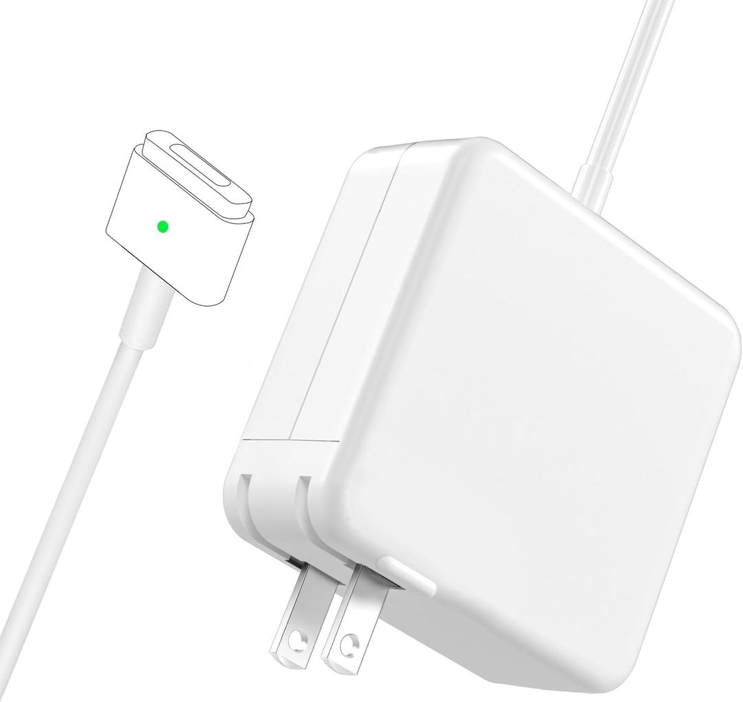 Mac Book Air Charger, 45W Magnetic Mag2 T-Tip Laptop Charger Suitable for Mac Book Air 11 inch and 13 inch After Mid 2012(Applicable to 2012-2017)