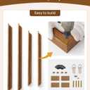 Solid Wood Canvas Floater Frame for 30x40 Memorial Art Print,Brown