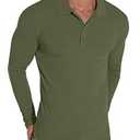 Askdeer Men's Polo Shirts Long/Short Sleeve Slim Fit Casual Shirts Classic Stretch Polo T Shirt Golf Shirts (B04 Blue)