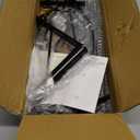 HOHIYA 61 Heavy Duty Shepherd Hook Bird Feeder and Cage Stand for Garden Patio Backyard Solar Light Hook and Hanging Cages Compatible Black Powder Coated Weather-Resistant