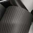 LCGP 2 Pack Carbon Fiber Exhaust Tip 2.5" Inlet to Dual 3.5" Outlet 9.8" Long Black Stainless Steel Y Pipe Tailpipe tip