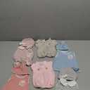 DC-BEAUTIFUL 6 Set Clothes Gift for Infant, Girl Baby, 14 Inch -18 Inch Includes Doll Outfits Dress Hat Socks, Total 14 Pcs Onesies Clothes Pajamas Costumes
