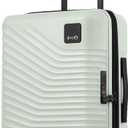 Coolife Luggage Carry-On, Lightweight PC Hardside Suitcase, 20-Inch, Black