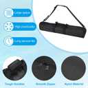 PATIKIL 39.37"x6.3" Tripod Carrying Case, 1Pack Nylon Padded Tripod Bag with Handles for Light Stands Tripod Photography Accessories, Black