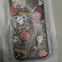 for iPhone 12 Pro Halloween Case,Black Matte Soft Slim Fit TPU Anti-Scratch Shockproof Protective Case with Halloween Designed for iPhone 12/12 Pro 6.1 inch (pumpkin spider web)