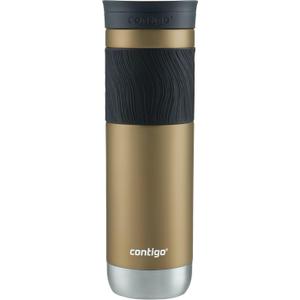 Contigo Byron 2.0 Stainless Steel Travel mug with Snapseal Lid and Grip, 24oz, Chardonnay, BPA Free and Leak Proof