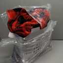 HomeMate Electric Blanket Heated Full Size - 72x84 Ultra Soft Cozy Flannel Heating Blanket with 10 Fast Heat Levels 8 Hours Auto Off Over-Heated Protection ETL Certification Keep Warm in Home Office (Red-black)