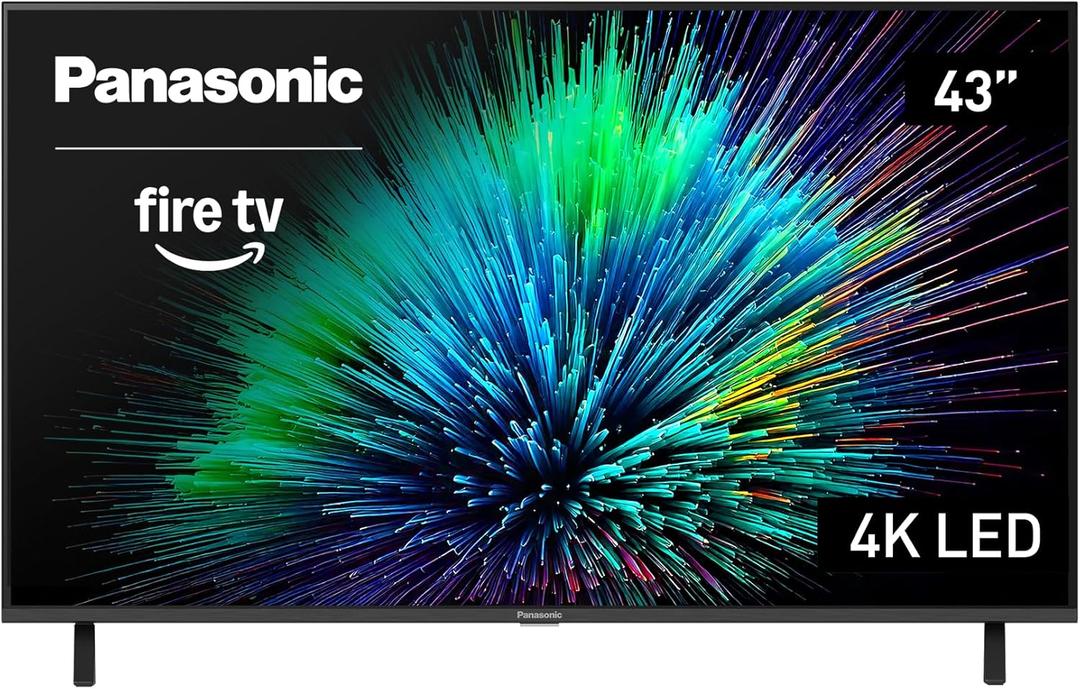 Panasonic W70 Series (2025 Model) 43" LED 4K Ultra HD Smart Fire TV, Press & Ask Alexa, Apple AirPlay, HDR10+, HDMI 2.1, and Bluetooth Support - 43W70BP
