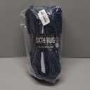 LOCHAS Luxury Bathroom Rug Shaggy Bath Mat 24 x 36 Inch, Washable Non Slip Bath Rugs for Bathroom Shower, Soft Plush Chenille Absorbent Carpets Mats, Navy