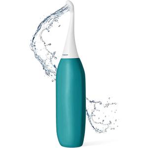 HappyPo The Original XL Butt Shower - Portable Bidet with 50% More Volume - The Easy-Bidet 2.0 Replaces Wet Wipes and Shower Toilet - Portable Bum Spray for Travel - Turquoise (1 Count (Pack of 1), petrol)