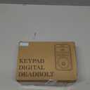 Fingerprint Door Lock - Keyless Entry Door Lock, Electronic Keypad Deadbolt, Smart Locks for Front Door - Auto Locking, Biometric,One-time Codes,Easy to Install (Matte Black)