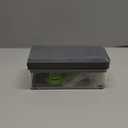 Vegetable Chopper, Onion Chopper Dicer, Mandoline Slicer with Container, Vegetable Cutter for Salad Potato Carrot Garlic2 Blades, Grey (Gray)