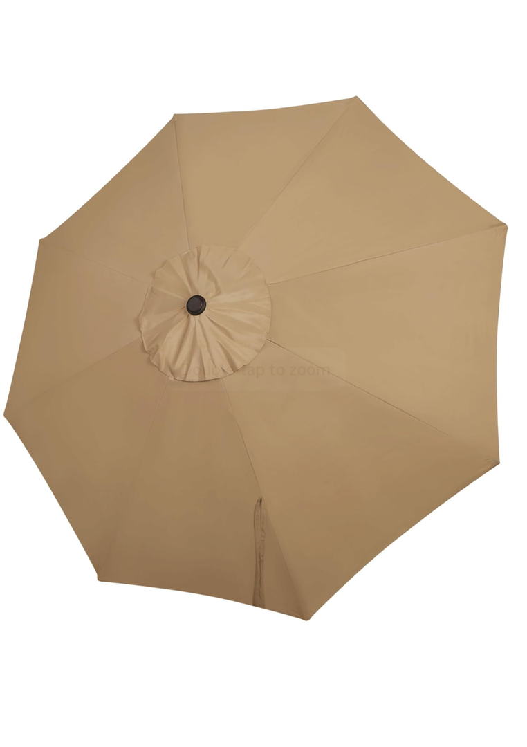 Blissun 9ft Patio Umbrella Replacement Canopy, Market Umbrella Top, Outdoor Table Umbrella Canopy for 8 Ribs, Canopy Only