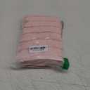 MANDIOO Pack of 2 Decorative Throw Pillow Covers Faux Fur Striped Plush Soft Cushion Covers Pillow Cases Bedroom Living Room Sofa Home 18x18 Inch Pink