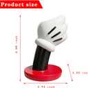 Cute Mouse Pen Holder for Desk, Resin Remote Control Holder,Cartoon Mouse Vase Makeup Brush Holder, Charming home office ornament,Unique Gift for Family and Friends. (Mini flower pots)