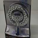 Delta 4-Setting In2ition 2-in-1 Dual Shower Head with HandHeld Spray, Chrome Detachable Shower Head with Hose, Showerhead, 1.75 GPM Flow Rate, Chrome 75486C