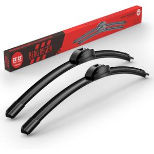 BERG REGEN 22"+22" Windshield Wiper Blades,22 Wiper Blades 2 pack Replacement for Ford F Series 2012-2023 Expedition 2008-2022,Chevy Silverado GMC Sierra Series 2019-2024–Genuine OEM Quality(Set of 2)