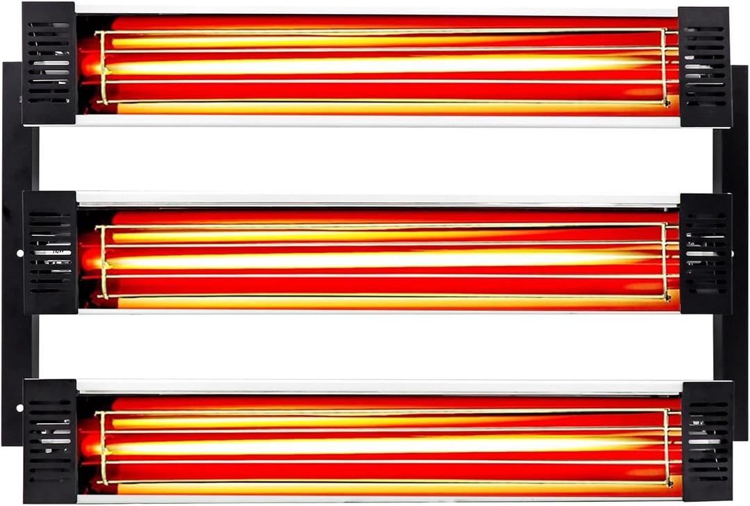 Infrared Paint Curing Lamp 3000W 110V Shortwave Infrared Heat Lamp for Car Body Repair Paint Curing Systems, Paint Booth Heater, Heat Lamps for Paint Booth