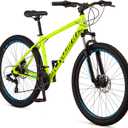 Schwinn High Timber Mountain Bike for Adult Youth Men Women Boys Girls, 24 to 29-Inch Wheels, 7 or 21-Speeds, Front Suspension, Aluminum and Steel Frame Options