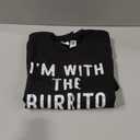 I’m with The Burrito Funny Halloween Couple Costume T-Shirt, Large 