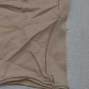 Carpetcom Oversized Workout Shirts for Women Short Sleeve Drop Shoulder Casual Crop Tops Baggy Gym Yoga Athletic Tee, S, Light Khaki