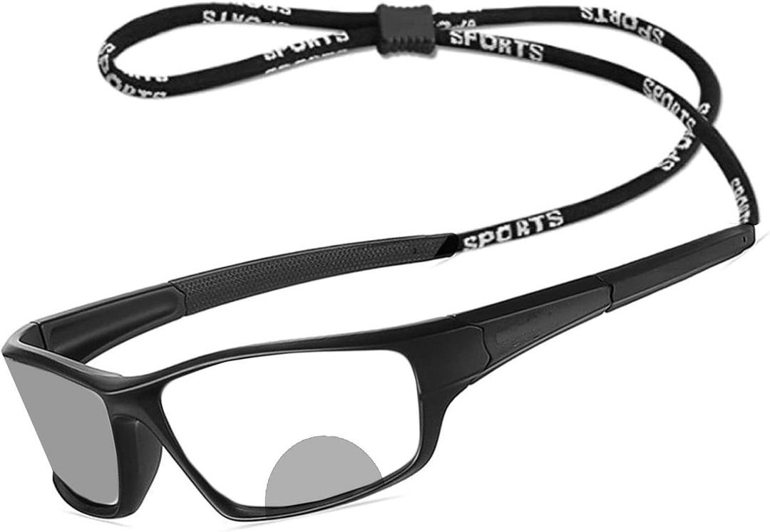 willochra Multifocal Bifocal Reading Glasses Men's Adjustable Vision Sun Photochromic Outdoor Sports Presbyopic Magnifying Sunglasses (black, 2.5, multiplier_x)