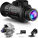 GOYOJO GNG2K Night Vision Monocular - 2K / 60Hz Refresh Digital Night Vision Goggles, Helmet Mountable, Stealth Infrared 940nm NVG with 0.0001 Lux Sensor, 4 Color Modes for Tactical/Hunting/Camping