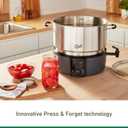 Ball EasyCanner Electric Water Bath Canner, 21-Quart Capacity, Automated Heating, Multicooker & Steamer Functionality