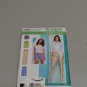 Simplicity Easy-to-Sew Pattern 1165 Misses Slim Pull-on Pants, Long, or Short Shorts Sizes 6-8-10-12-14
