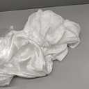 Homiest White Satin Fitted Sheet - Full Size, Deep Pocket, Luxury & Ultra Soft Bedding