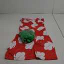 Hawaiian Little Girls Costume Dress with Luau Flower Leis Accessories Flower Hair Clip Toddler Halloween Party Cosplay Outfit (7-8 Years, Red)