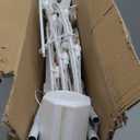 Macarrie 2 Pack 6 Ft Spiral Christmas Trees Outdoor Light Up Christmas Tree 125 LEDs Plug in Tree Decor Cone Tree Decoration with Star Tree Topper for Christmas Outside Yard Porch Home (Multi Color)