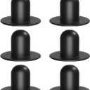 6 PCS Pool Strainer Wall Plugs for Above Ground Swimming Pools Stopper Replacement Compatible for Intex Bestway Coleman Filter Pump Water Stopper Drainer (Black)