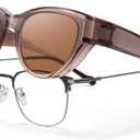 HAOLOTA Polarized Fit Over Sunglasses for Women, UV400 Cat Eye Wrap Around Overglasses for Prescription Glasses & Driving
