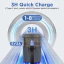Philips Rechargeable AA Lithium Batteries with Charger 8 Pack - 1.5V 3000mWh High Capacity Li-ion Double A Batteries 1200 Cycles Fast Charging for Xbox/Blink/Solar Lights