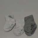 Fruit of the Loom Baby 14-Pack Grow & Fit Flex Zones Cotton Stretch Socks - Unisex, Girls, Boys (0-6 Months, Grey)
