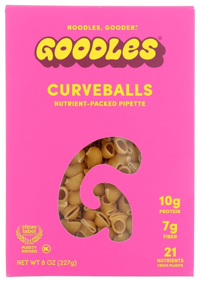 Goodles Curveballs Pasta, 8 OZ, Best By SEP 10/2027 