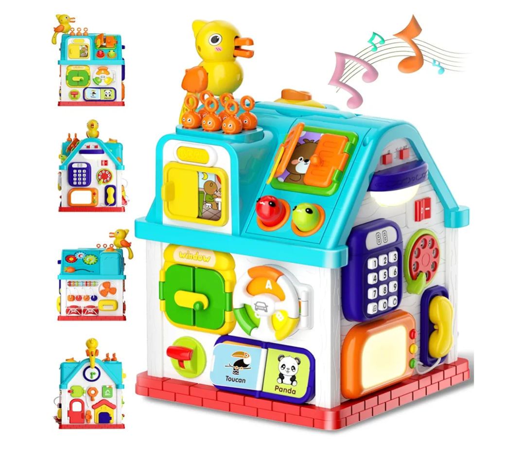 Toddler Toys for 1 Year Old Girl & Boy Gifts, Christmas &1st Birthday Gifts Toys for Ages 0-2, 20-in-1 Musical Learning House Baby Toys 6-12 12-18 Months, Montessori Sensory Toys for Toddlers 1-3