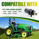 Fuel Filter Water Separator Assembly Compatible With John Deere 4120 4320 4520 4720 CT322 CT332 244J, Replacement For RE509441 RE508202