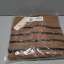 Dokotoo Oversized Womens Sweater 2025 Fall Winter Striped Sweaters Casual Trendy Sweater (Brown, L)