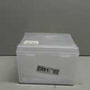 Greeting Card Storage & Organizer Box with 6 Removable Dividers for Holiday Birthday Get Well Cards Photos, Crafts, Scrapbooking(Clear)