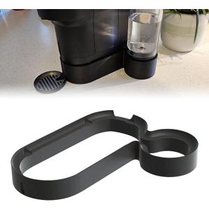 Coffee Machine Riser Stand with Cord Organizer, 1’’ or 2.5’’ Height Adjustable ABS Base Compatible with Nespresso Vertuo Pop Plus, Anti-Slip Mat Black Counter Saver（1 inch）