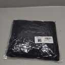 AlvaQ Plus Size Dresses for Women Fall Winter Casual Bow Tie Ruffle V Neck Ribbed Knit Mini Sweater Dress L-4X (Black, XL)