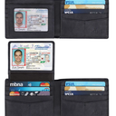 Wallet for Men-Genuine Leather RFID Blocking Bifold Stylish Wallet With 2 ID Window