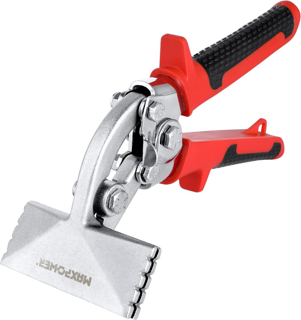 MAXPOWER Sheet Metal Bender, 3-Inch Offset Metal Bender Sheet Metal Hand Seamer for Bending and Flattening Metal, Sheet Metal Bending Tool with Ergonomic Handle